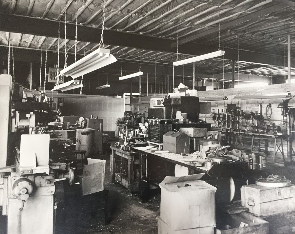 Old machine shop floor